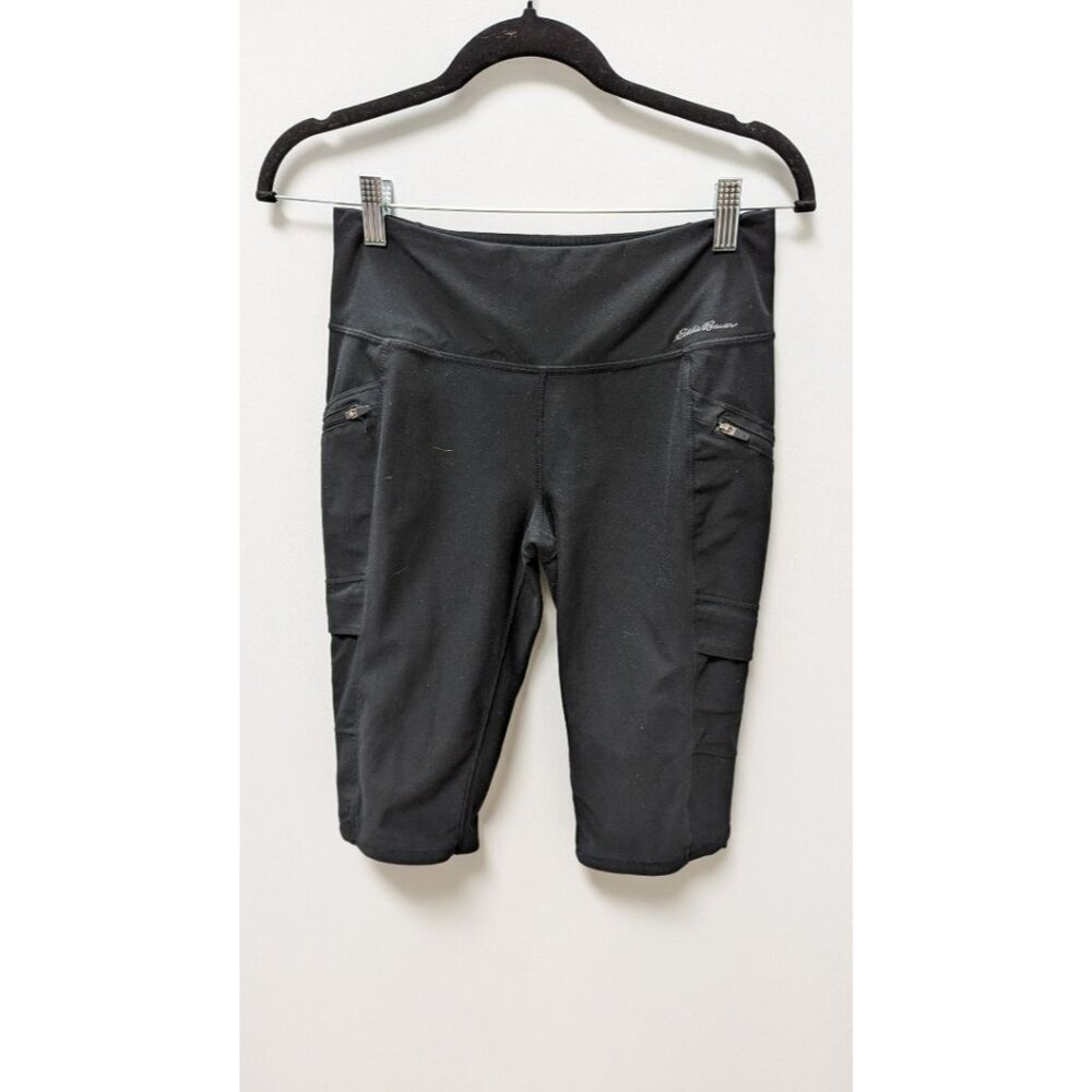 Eddie Bauer Black Active Cargo Shorts